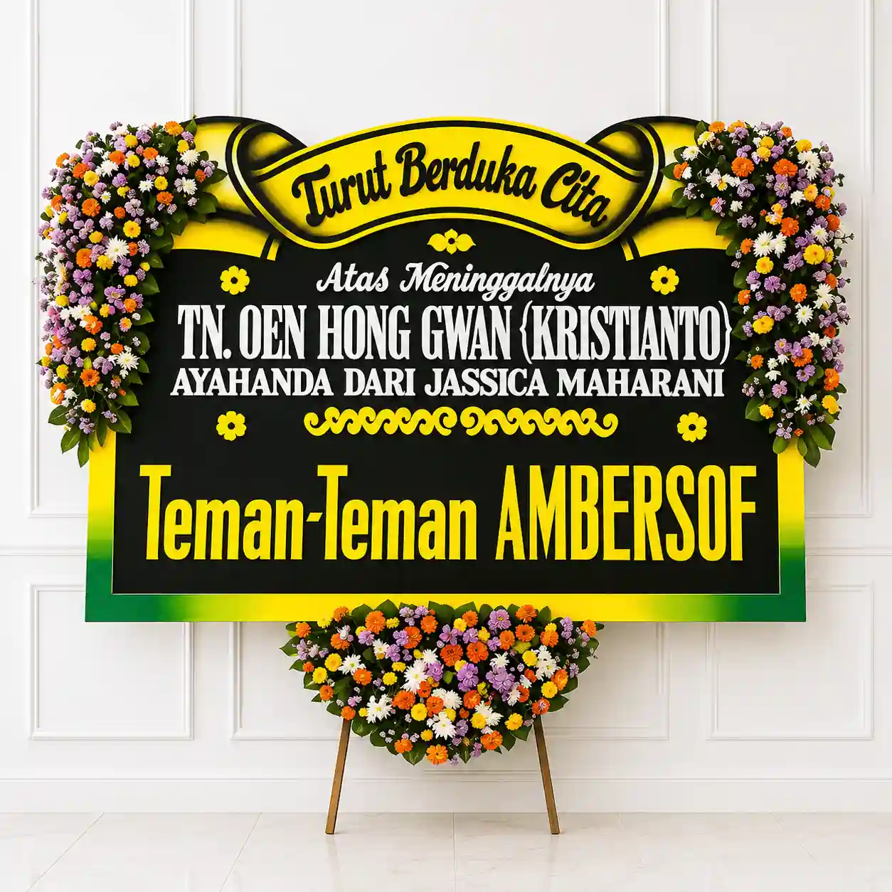 Bunga Papan Duka Cita Rumah Duka Grand Heaven Surabaya 2